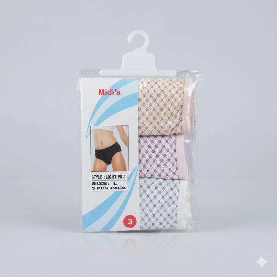 صورة Briefs Midi Set of 3 pieces (LIGHT PR-1)