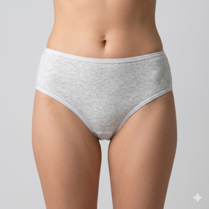 صورة Brief Free Size Set of 6 Piece (Style6grey)