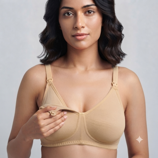 Picture of Indian Feeding Bra Regular Non-Padded Non-Wired (RF-1135)