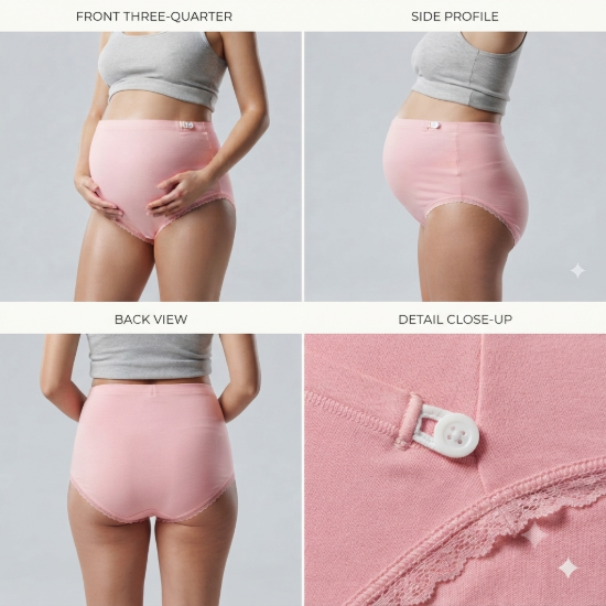 Picture of Briefs  Pregnancy Panty Free Size Set of 5 Pieces (Style42)