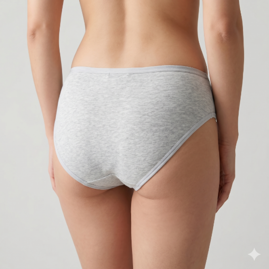 Picture of Brief Free Size Set of 6 Piece (Style6greyandblack)