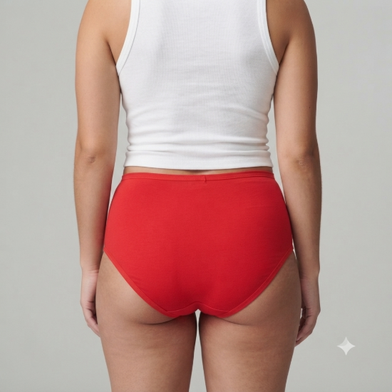 Picture of Brief Free Size Set of 6 Piece (Style6 redandblack)
